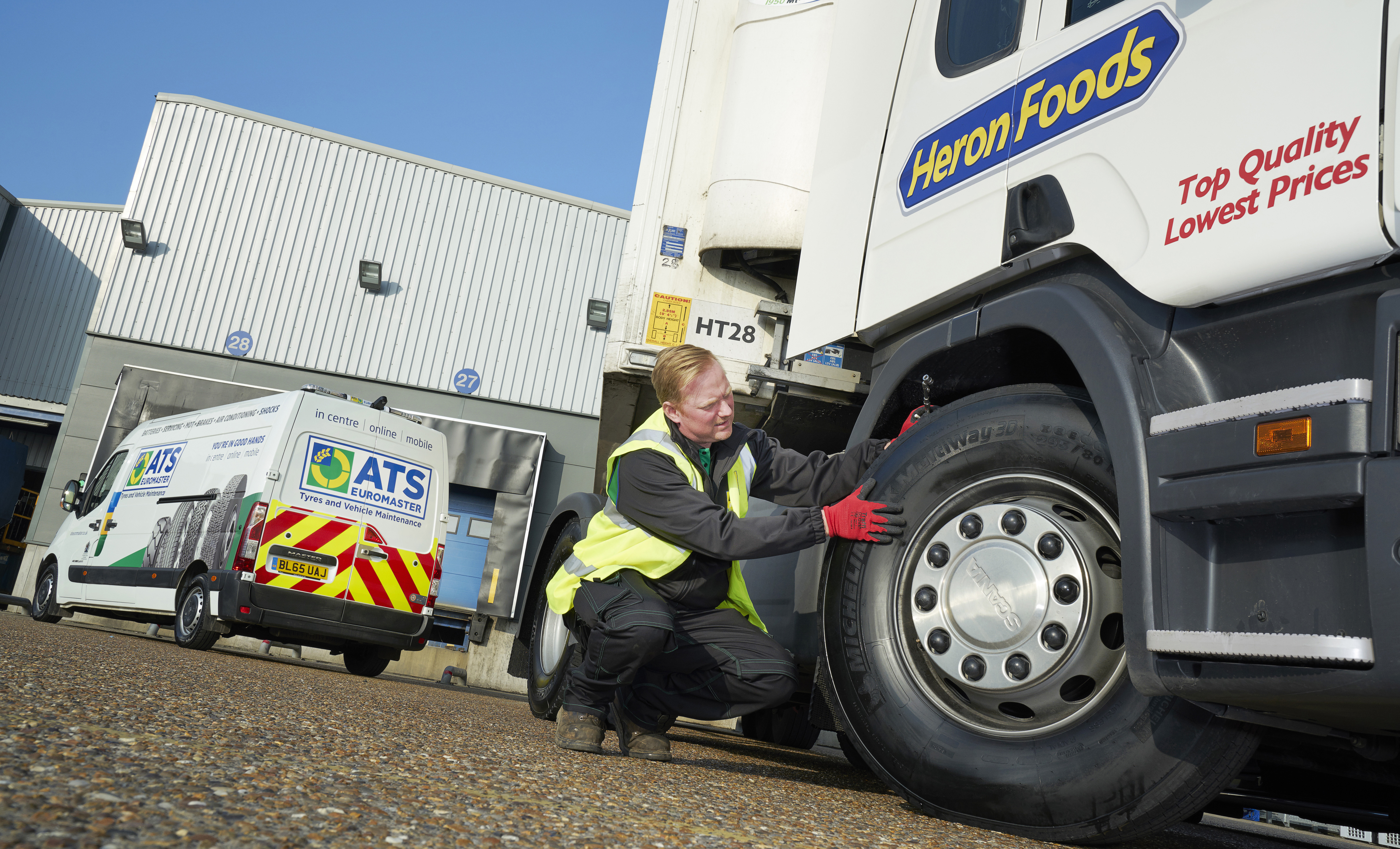 ATS EUROMASTER CUTS COSTS AND BOOSTS BUSINESS FOR HERON FOODS UK HAULIER NEWS