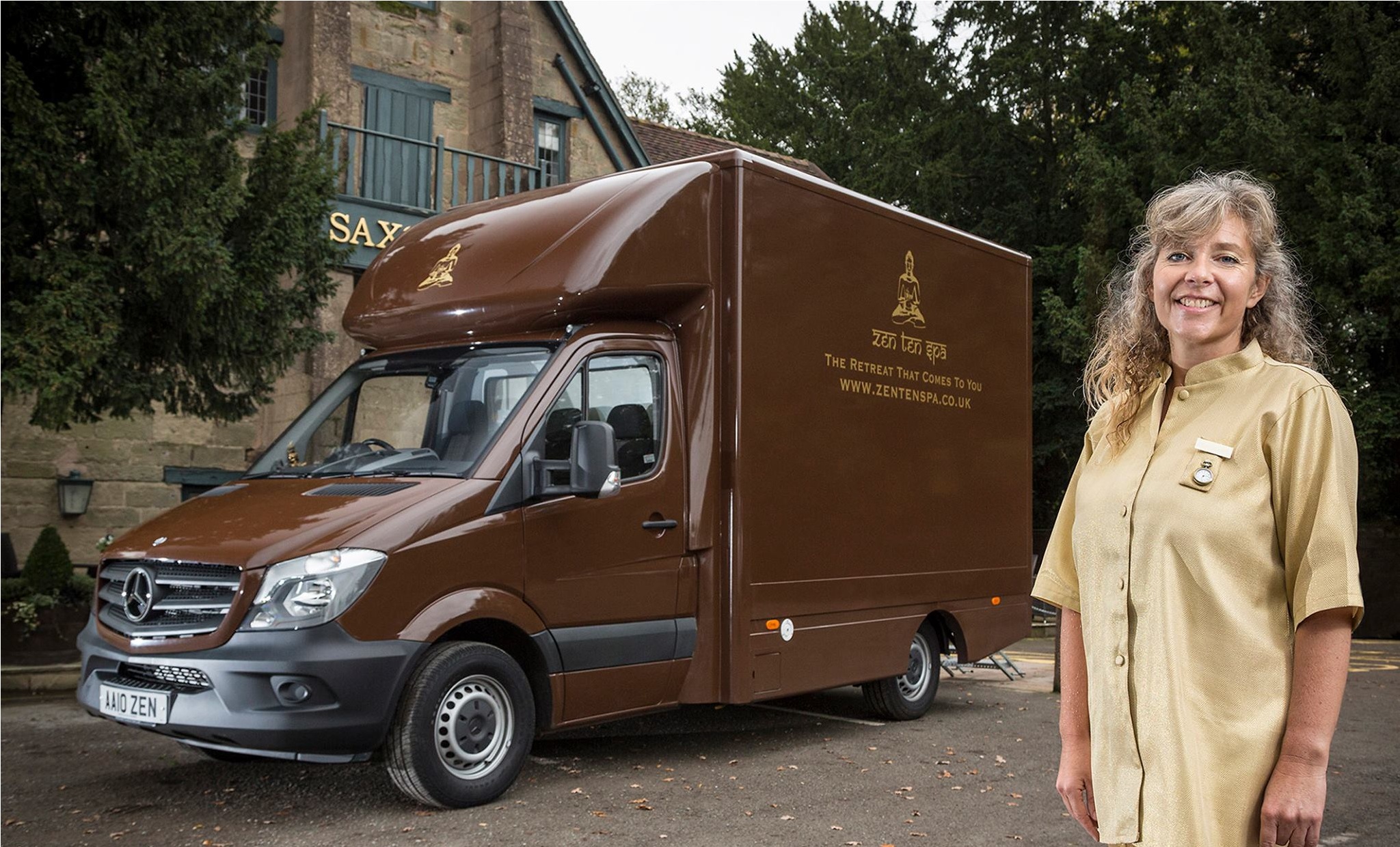 Caroline’s Mercedes-Benz Sprinter is “The retreat that comes to you